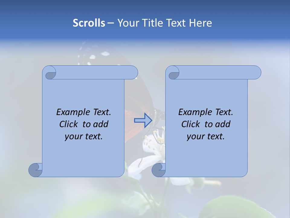 Hand Dream Grass PowerPoint Template