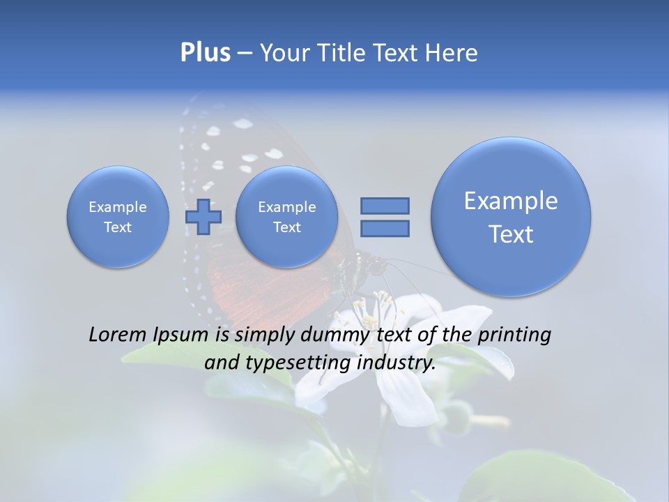 Hand Dream Grass PowerPoint Template