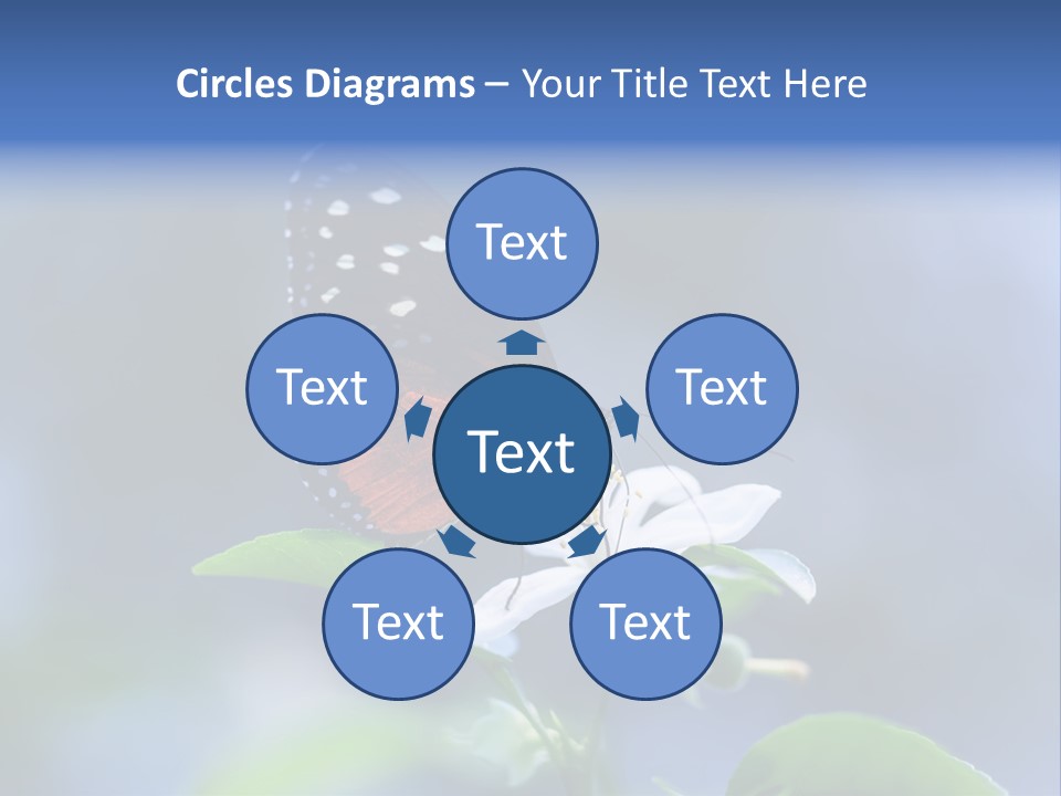 Hand Dream Grass PowerPoint Template