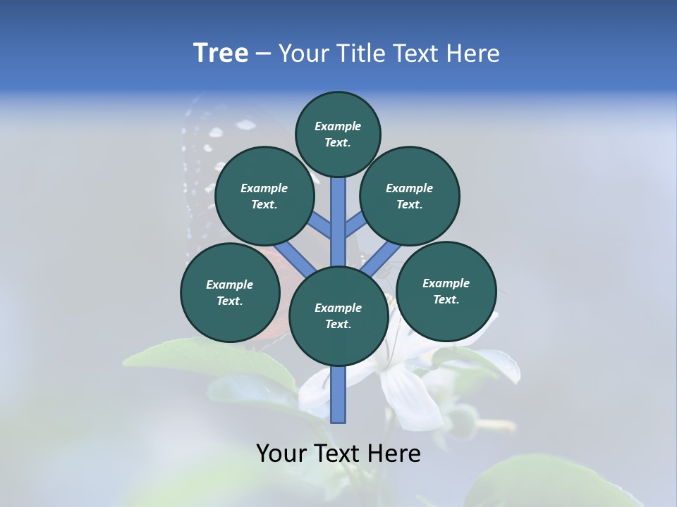 Hand Dream Grass PowerPoint Template