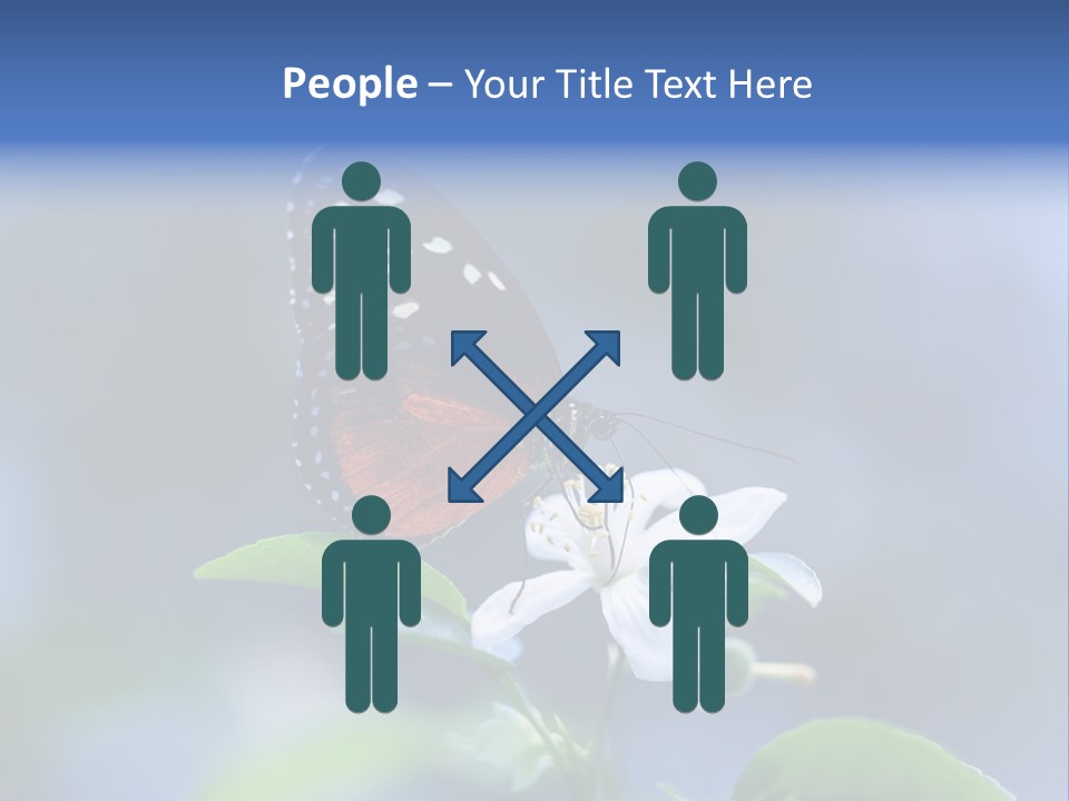 Hand Dream Grass PowerPoint Template