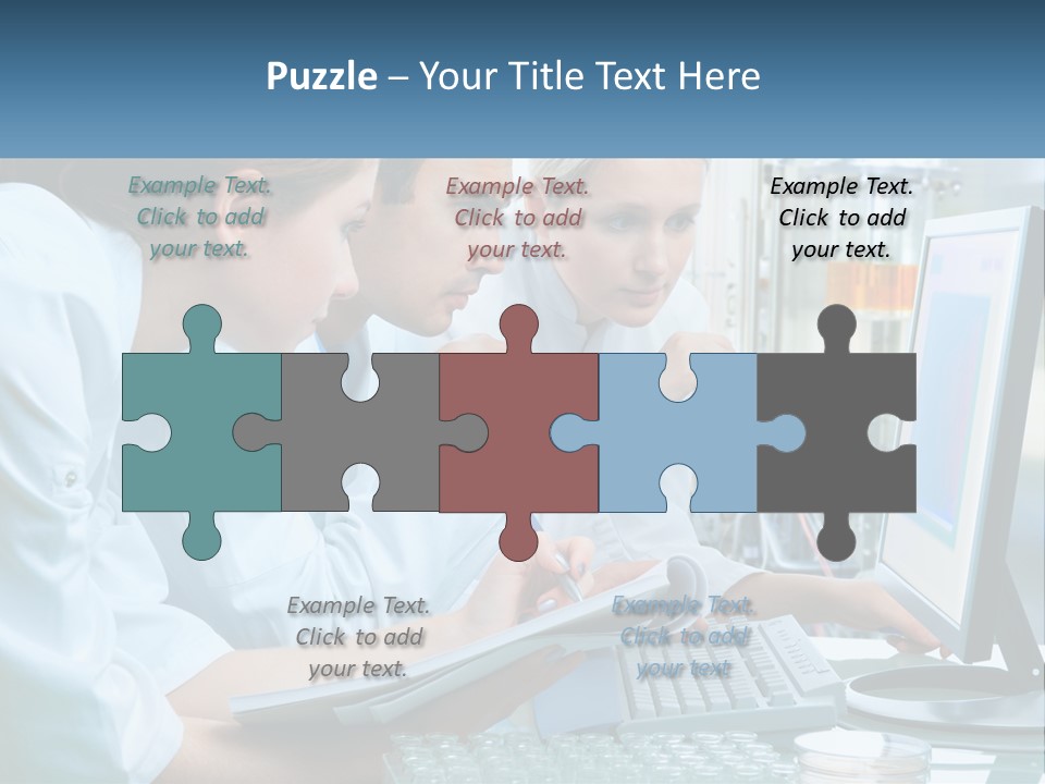 Leaf Human Hand Lawn PowerPoint Template