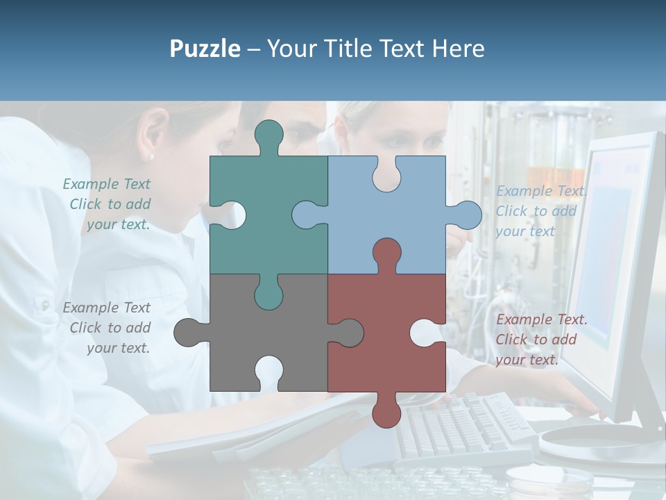 Leaf Human Hand Lawn PowerPoint Template