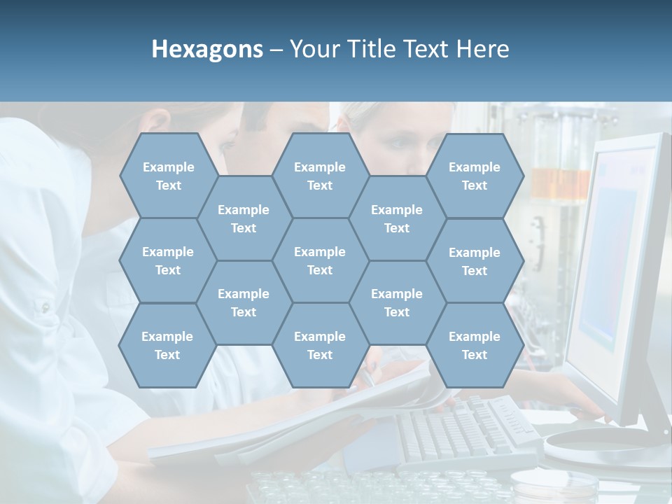 Leaf Human Hand Lawn PowerPoint Template