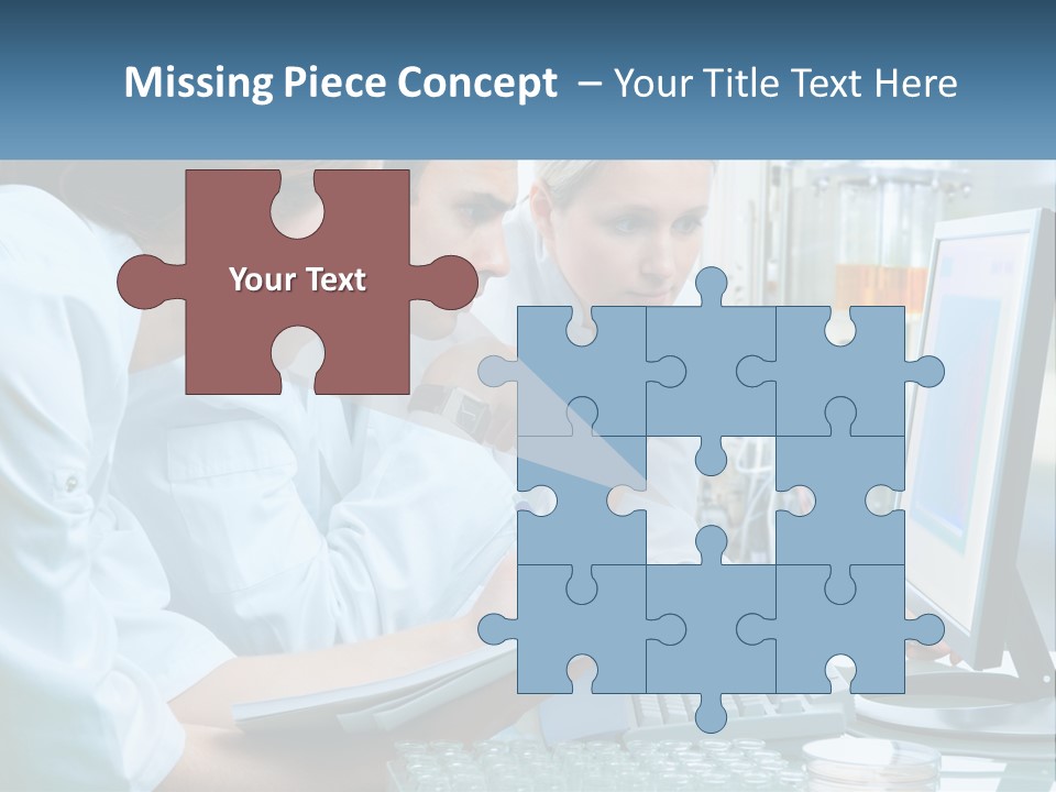 Leaf Human Hand Lawn PowerPoint Template