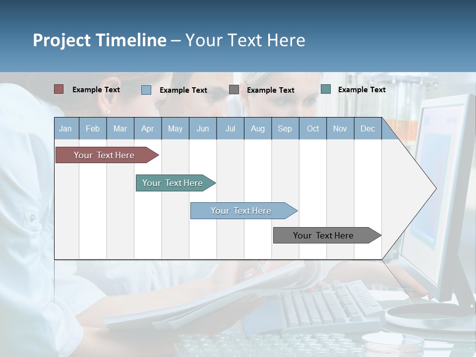 Leaf Human Hand Lawn PowerPoint Template