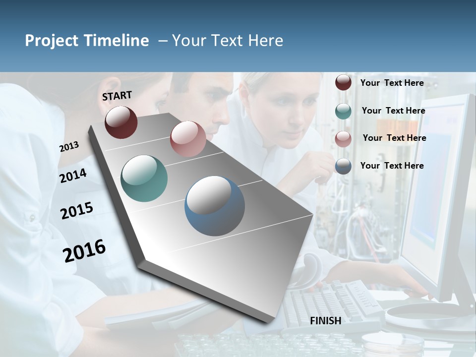 Leaf Human Hand Lawn PowerPoint Template