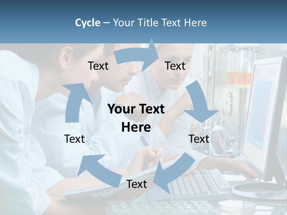 Leaf Human Hand Lawn PowerPoint Template