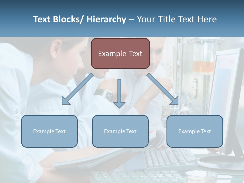 Leaf Human Hand Lawn PowerPoint Template
