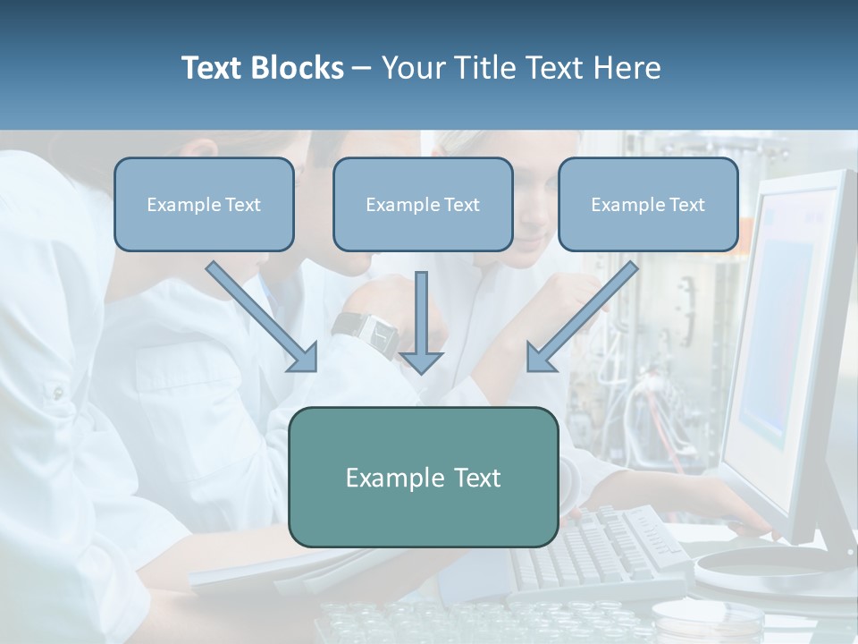 Leaf Human Hand Lawn PowerPoint Template