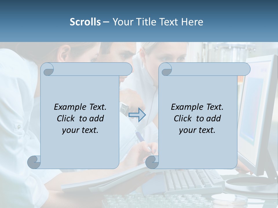Leaf Human Hand Lawn PowerPoint Template