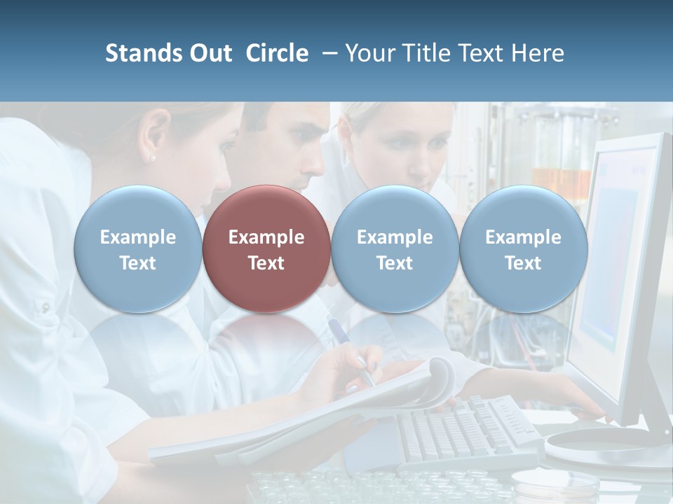 Leaf Human Hand Lawn PowerPoint Template