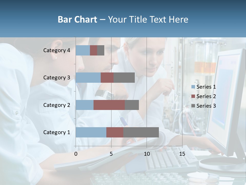 Leaf Human Hand Lawn PowerPoint Template