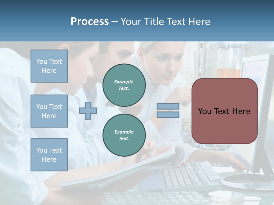 Leaf Human Hand Lawn PowerPoint Template