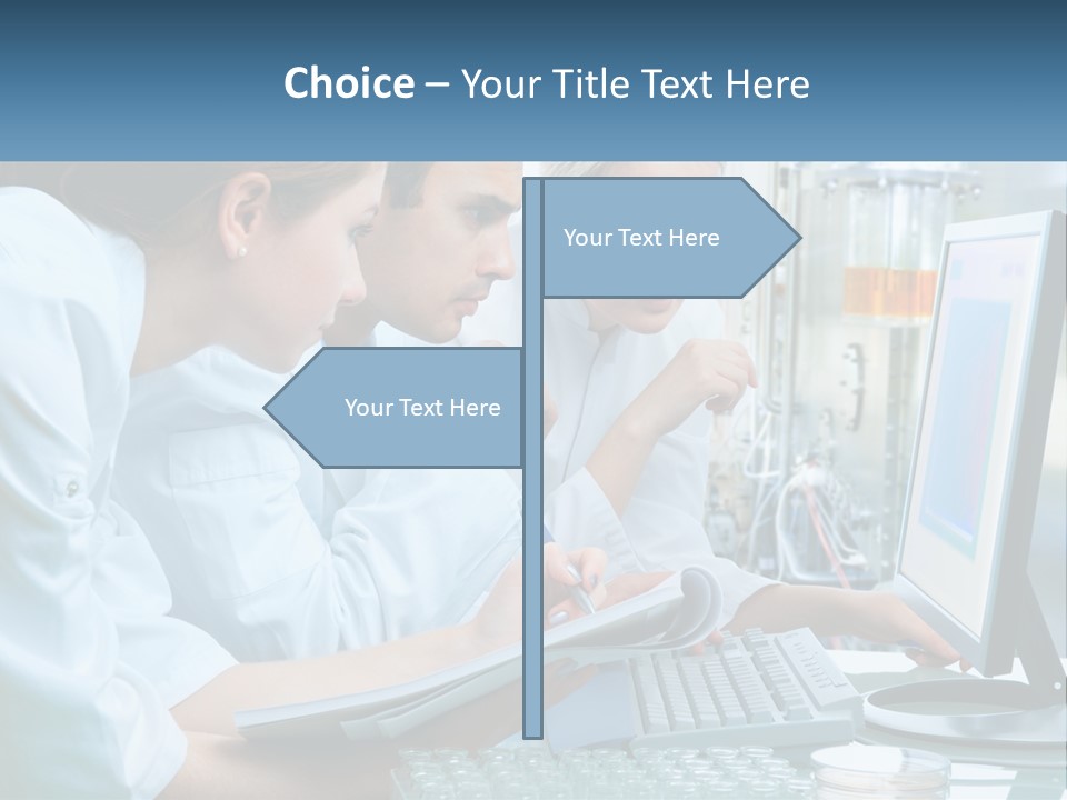 Leaf Human Hand Lawn PowerPoint Template