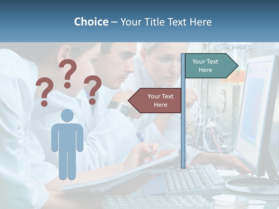 Leaf Human Hand Lawn PowerPoint Template