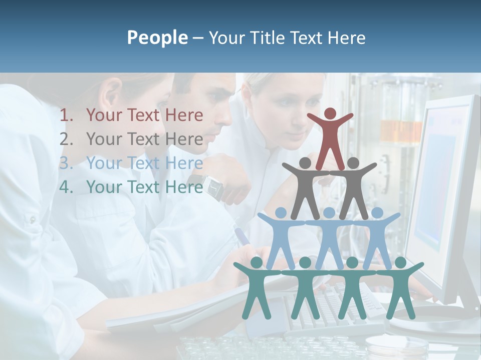 Leaf Human Hand Lawn PowerPoint Template