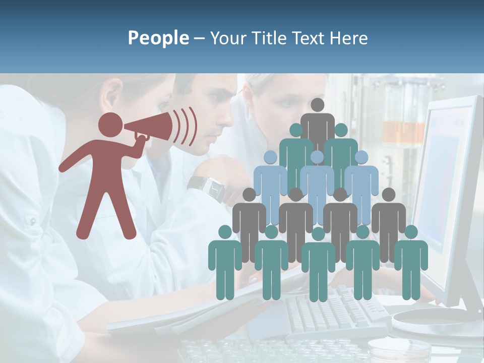 Leaf Human Hand Lawn PowerPoint Template