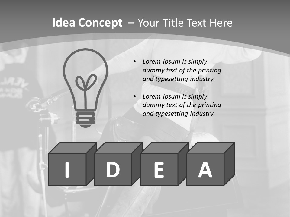 Sky Finance Leaf PowerPoint Template