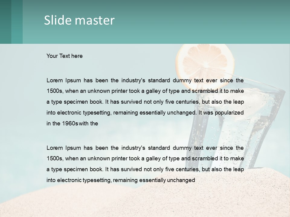 Sale Home Park PowerPoint Template