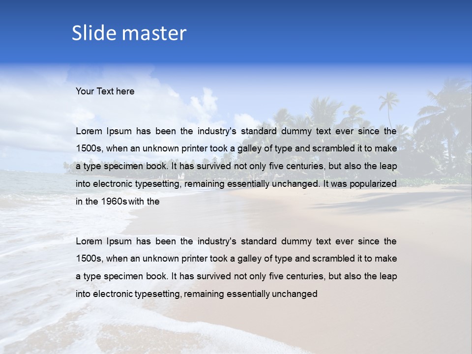 House Sky Green PowerPoint Template