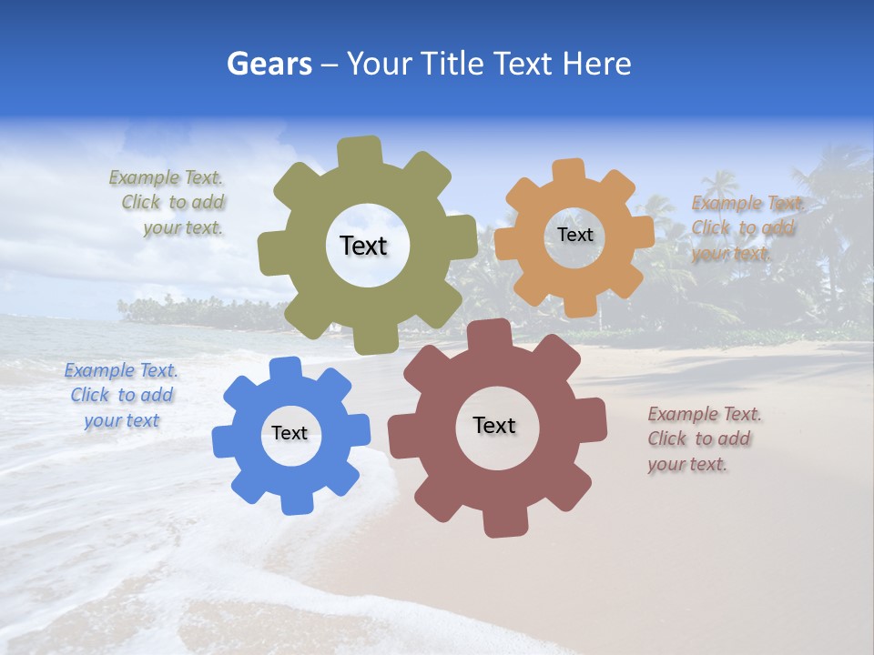 House Sky Green PowerPoint Template