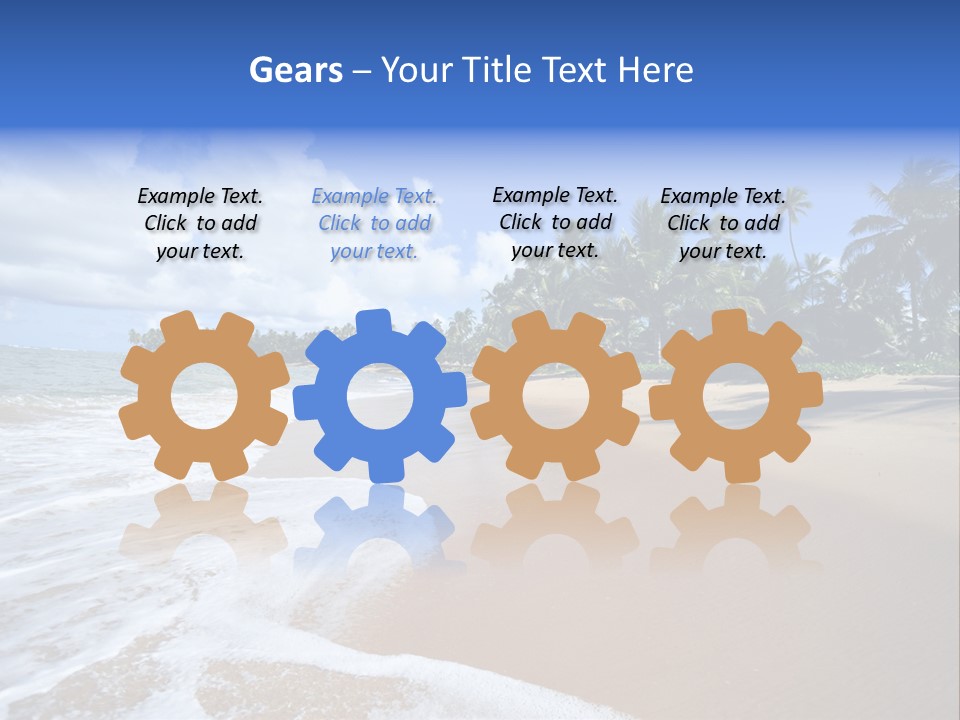 House Sky Green PowerPoint Template