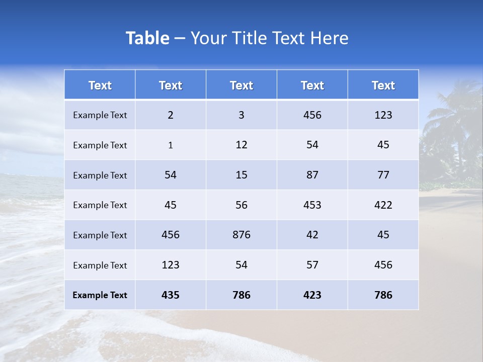 House Sky Green PowerPoint Template