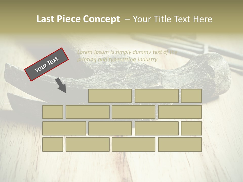Nature Business Blue Sky PowerPoint Template