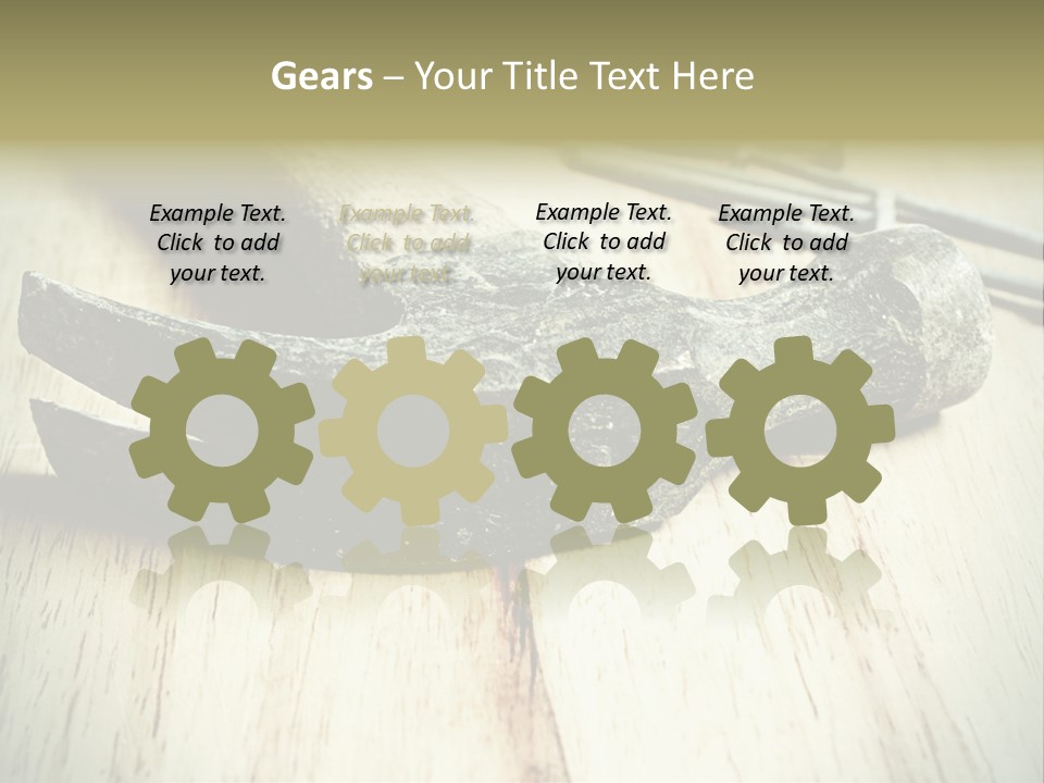 Nature Business Blue Sky PowerPoint Template