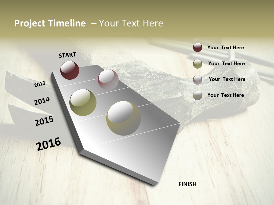 Nature Business Blue Sky PowerPoint Template