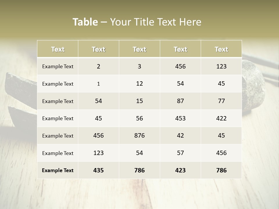 Nature Business Blue Sky PowerPoint Template