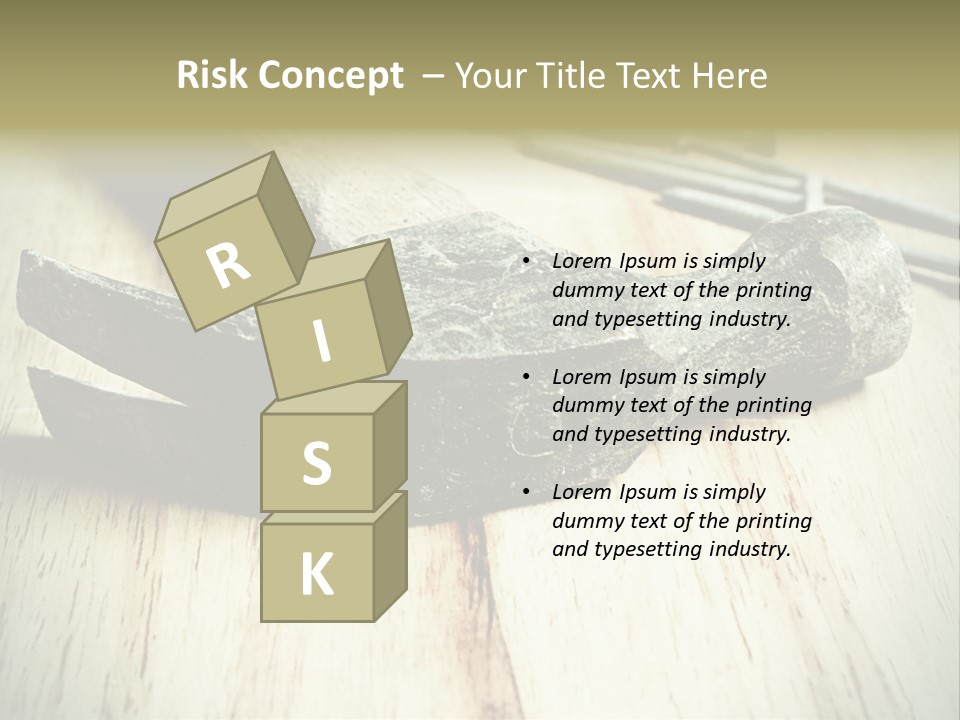 Nature Business Blue Sky PowerPoint Template