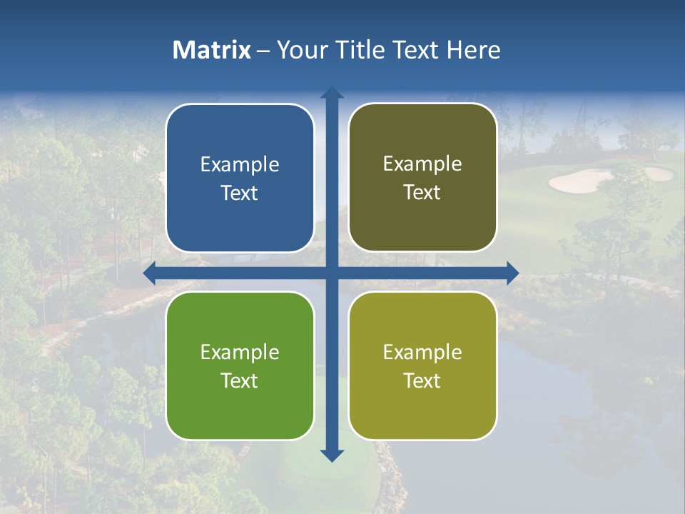 Garden Business Leaf PowerPoint Template