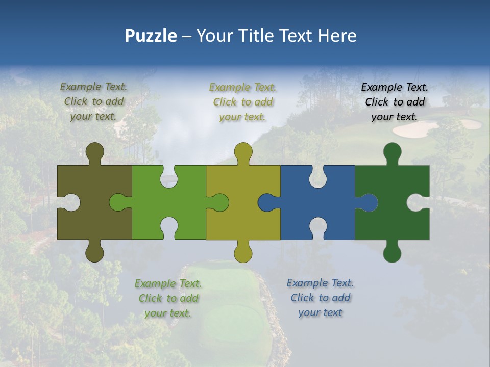 Garden Business Leaf PowerPoint Template