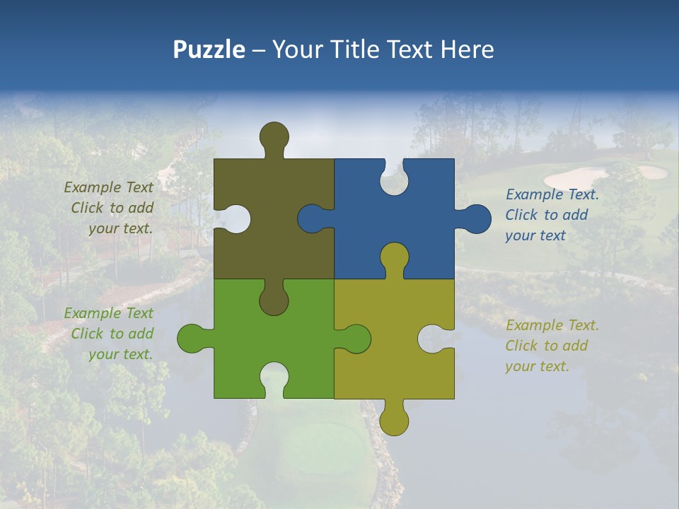 Garden Business Leaf PowerPoint Template