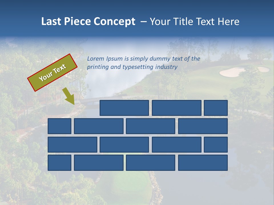 Garden Business Leaf PowerPoint Template