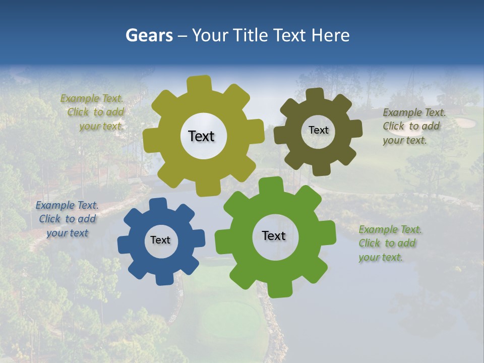 Garden Business Leaf PowerPoint Template