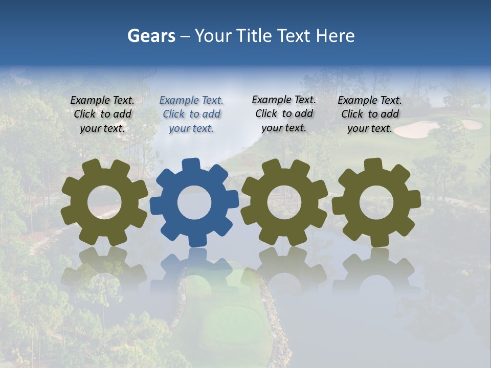 Garden Business Leaf PowerPoint Template