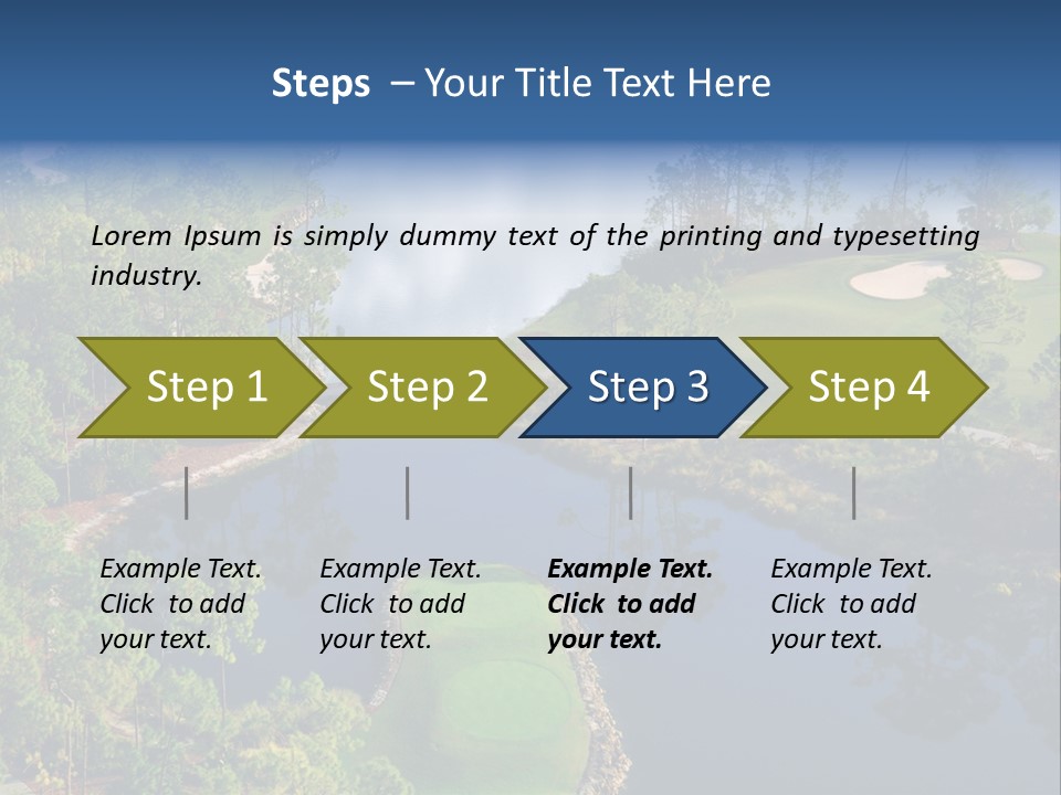 Garden Business Leaf PowerPoint Template