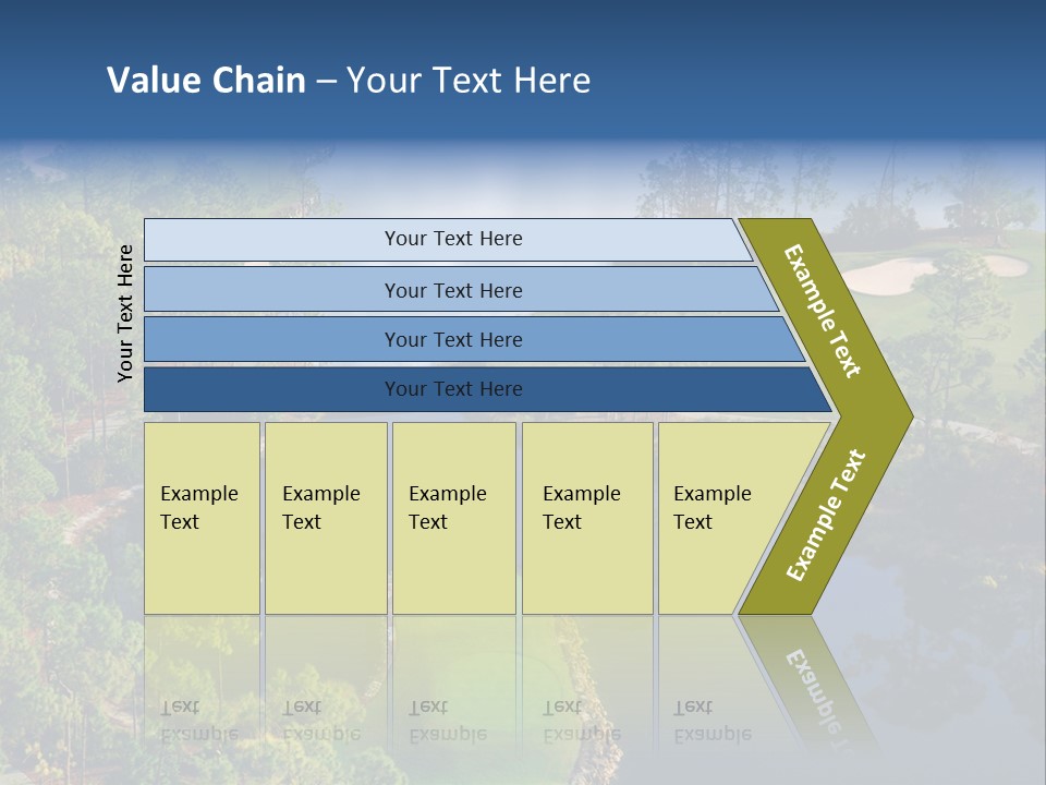 Garden Business Leaf PowerPoint Template