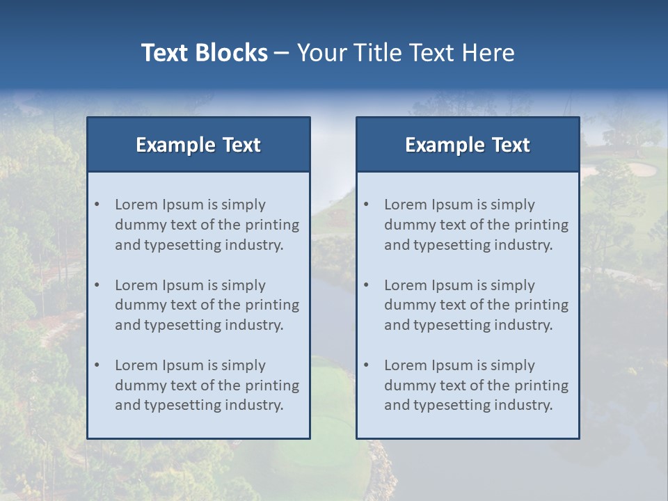 Garden Business Leaf PowerPoint Template