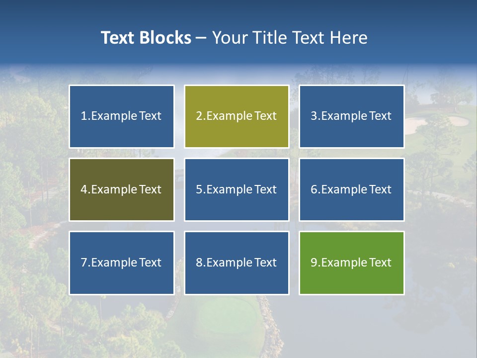 Garden Business Leaf PowerPoint Template
