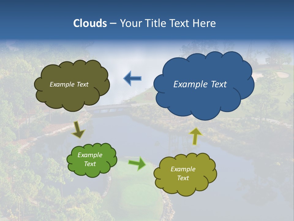 Garden Business Leaf PowerPoint Template