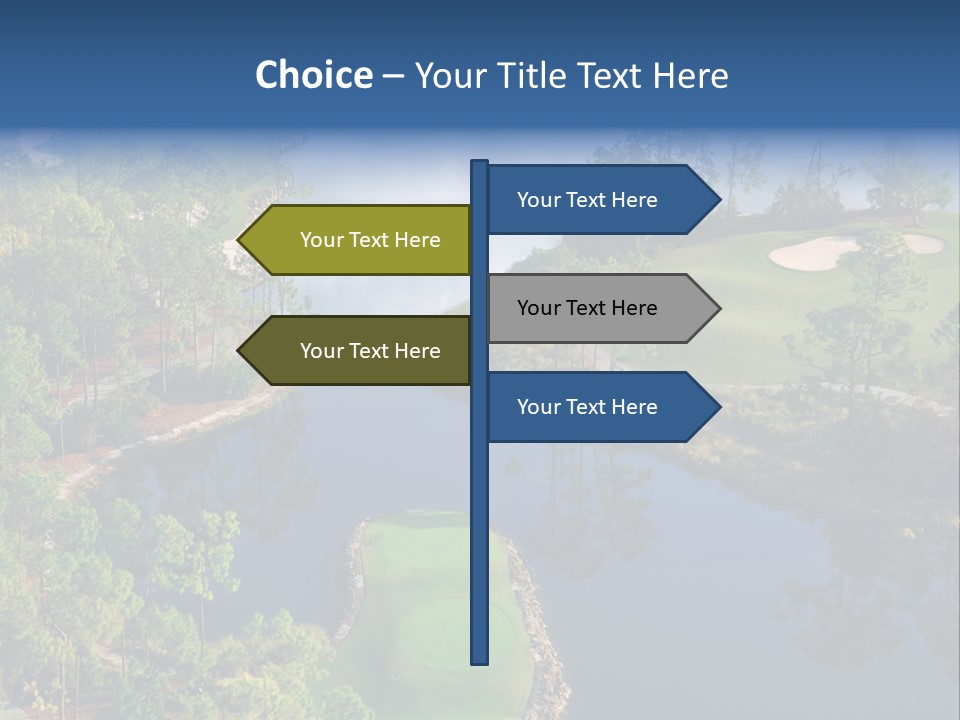 Garden Business Leaf PowerPoint Template