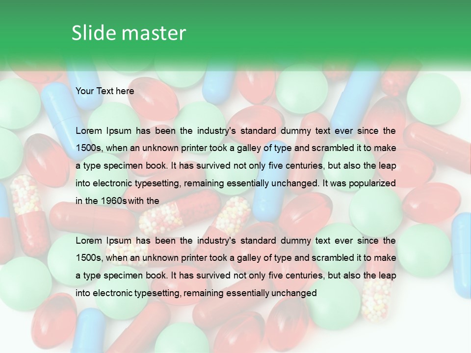 Holding Park Grass PowerPoint Template