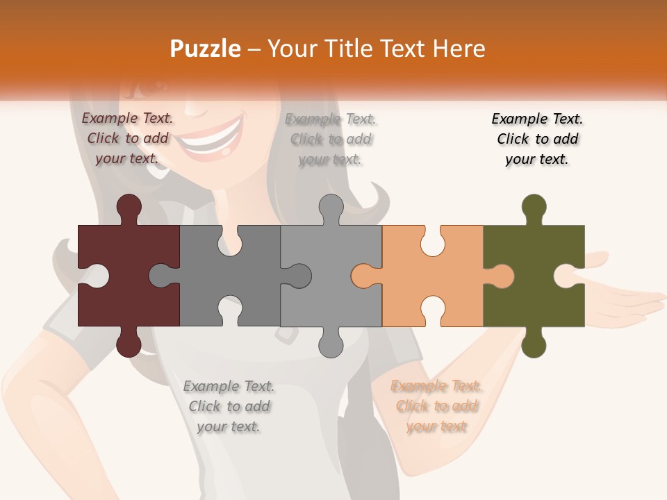 Man Property Cloud PowerPoint Template