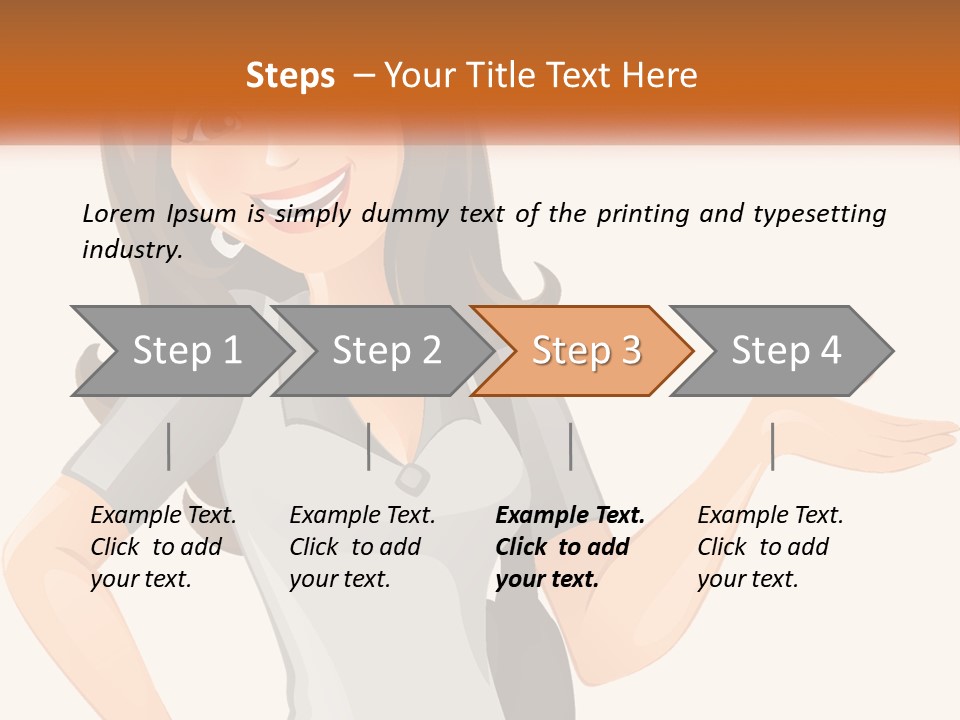 Man Property Cloud PowerPoint Template
