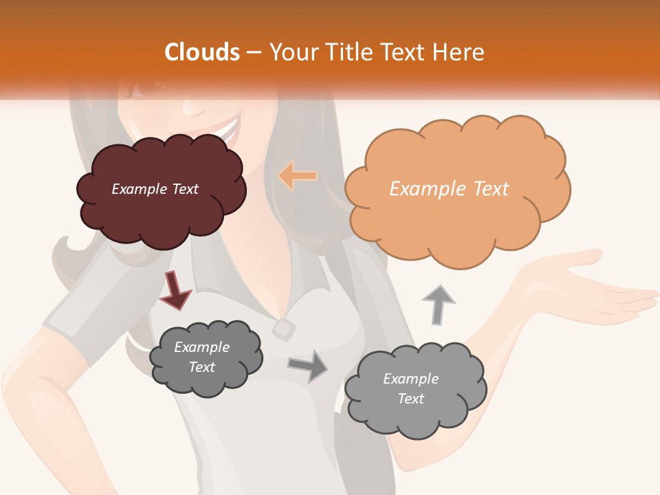 Man Property Cloud PowerPoint Template
