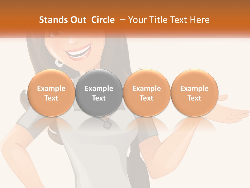 Man Property Cloud PowerPoint Template